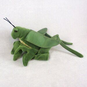 Folktails Grasshopper Hand Puppet Vintage 1990s Folkmanis Furry Folk Puppets